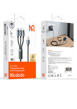 Cargar imagen en el visor de la galería, Mcdodo Cable 3 in 1 6A
