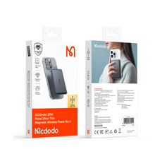 Cargar imagen en el visor de la galería, Mcdodo 5000mAh 20W Ultra Thin Magnetic Power Bank

