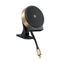 Cargar imagen en el visor de la galería, Mcdodo MagQ Qi2 Magnetic Wireless Car Charger with Built -in Retractatable Cable
