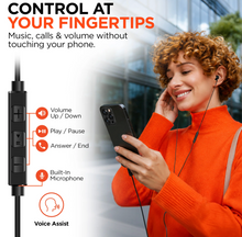 Cargar imagen en el visor de la galería, HYPERGEAR Wired USB-C High-Fidelity Metal Earbuds | Black
