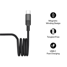 Cargar imagen en el visor de la galería, Momax Mag.link 60W USB-C to USB-C magnetic cable 2M

