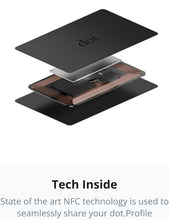 Cargar imagen en el visor de la galería, dot. Card Metal - Tarjeta de visita digital - Toque para compartir NFC - iPhone y Android

