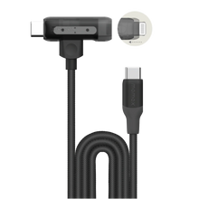 Cargar imagen en el visor de la galería, Momax 1-Link Flow Duo USB-C to USB-C &amp; Lightning Braided Cable 60W 1.5m
