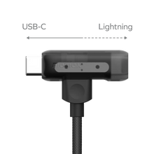 Cargar imagen en el visor de la galería, Momax 1-Link Flow Duo USB-C to USB-C &amp; Lightning Braided Cable 60W 1.5m
