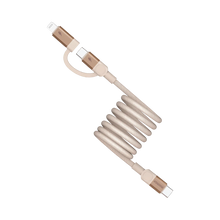 Cargar imagen en el visor de la galería, Momax Mag.Link Duo Magnetic USB-C to USB-C &amp; Lightning Cable 60W 1M
