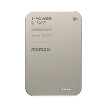 Cargar imagen en el visor de la galería, Momax 1-Power Q.Pass Qi2 Magnetic Wireless Power Bank 5000mAh
