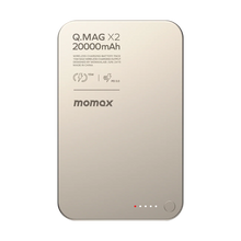 Cargar imagen en el visor de la galería, Momax Q.Mag X2 Magnetic Wireless Power Bank 20000mAh - Gen 2
