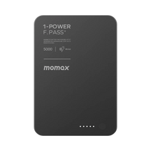 Cargar imagen en el visor de la galería, Momax 1-Power F.Pass⁺ 5000mAh Magnetic Battery Pack with Built-in Cable
