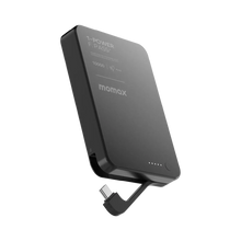 Cargar imagen en el visor de la galería, Momax 1-Power F.Pass⁺ 10000mAh Magnetic Battery Pack with Built-in Cable
