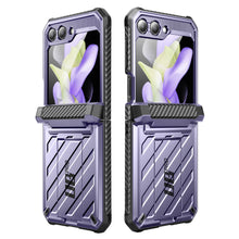 Cargar imagen en el visor de la galería, Supcase Galaxy Z Flip5 Unicorn Beetle PRO Rugged Case with Belt Clip-Metallic Purple

