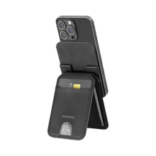 Cargar imagen en el visor de la galería, Momax 1-Wallet Magnetic Card Holder with Adjustable Stand

