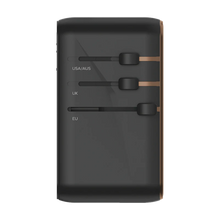 Cargar imagen en el visor de la galería, Momax 1-World 4-Port GaN Travel Charger 170W + USB-C Cable

