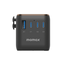 Cargar imagen en el visor de la galería, Momax 1-World 4-Port GaN Travel Charger 170W + USB-C Cable
