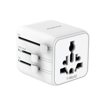 Cargar imagen en el visor de la galería, Momax 1-World Universal Travel Charger with Dual AC

