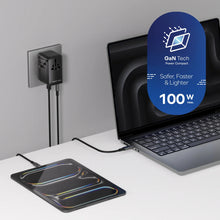Cargar imagen en el visor de la galería, Momax 1-World² 4-Port Mini Universal Travel GaN Charger 100W with Dual AC
