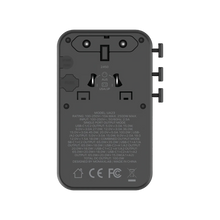 Cargar imagen en el visor de la galería, Momax 1-World² 4-Port Mini Universal Travel GaN Charger 100W with Dual AC
