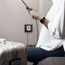 Cargar imagen en el visor de la galería, Momax 1-World² 3-Port Mini Universal Travel GaN Charger 20W with Dual AC
