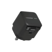 Cargar imagen en el visor de la galería, Momax 1-Charge+ 1-Port GaN Charger With Built-In USB-C Cable 35W
