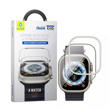 Cargar imagen en el visor de la galería, Sapphire Watch Protector &amp; Titanium Alloy Kit Blueo Apple Watch Ultra
