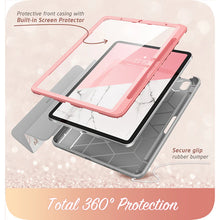 Cargar imagen en el visor de la galería, i-Blason iPad Air 11 inch (2024) Cosmo Case-Marble Pink
