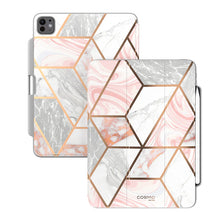 Cargar imagen en el visor de la galería, i-Blason iPad Pro 11 inch (2024) Cosmo Case - Marble Pink
