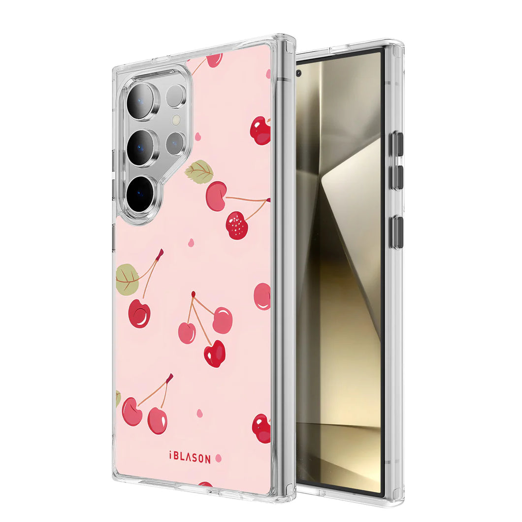 Galaxy S24 Ultra Halo MagSafe Cute Phone Case - Cherry on Top
