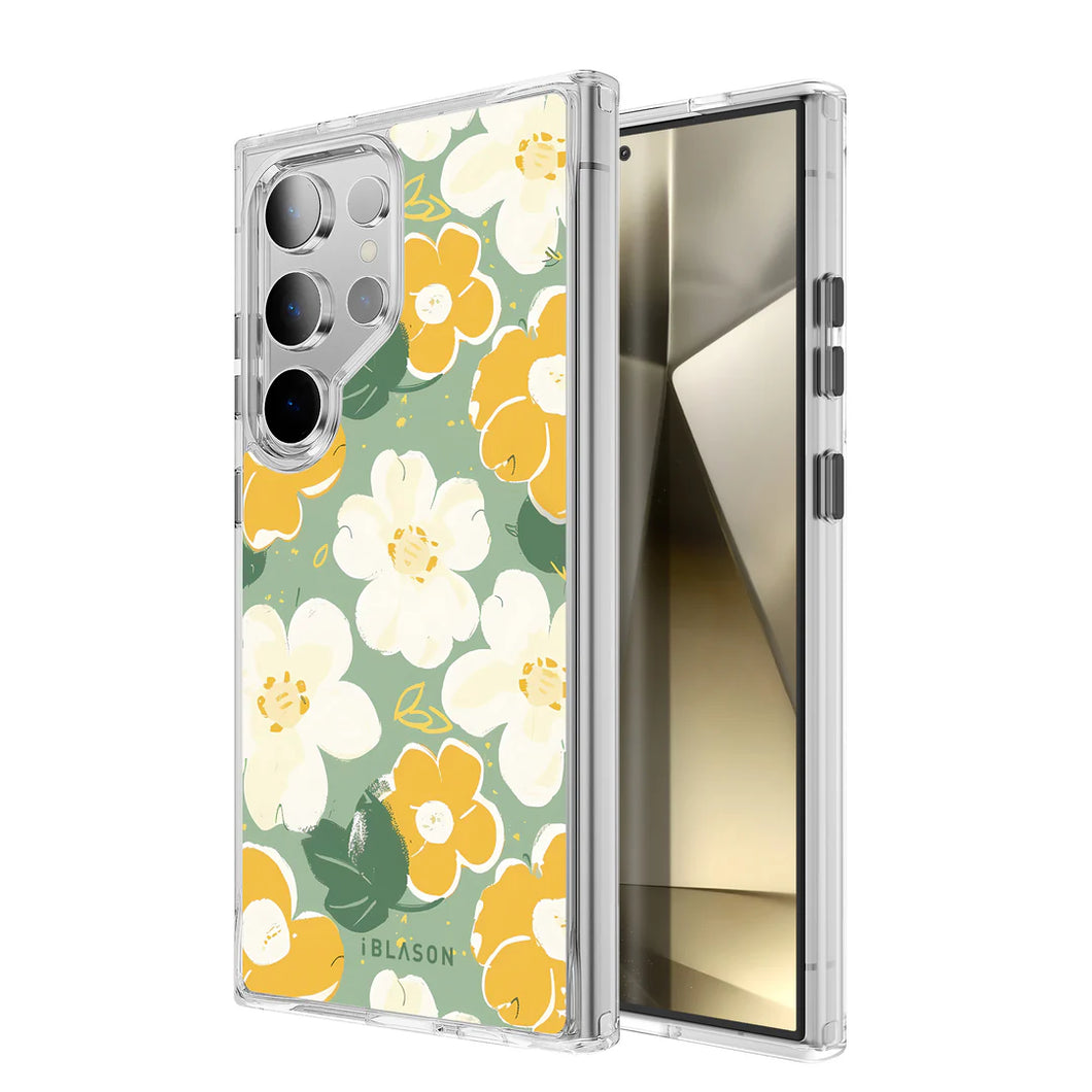 Galaxy S24 Ultra Halo MagSafe Cute Phone Case - Spring Blooms