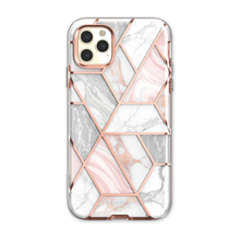 Cargar imagen en el visor de la galería, i-Blason iPhone 11 Pro Max Cosmo Case-Marble Pink
