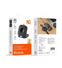 Cargar imagen en el visor de la galería, Mcdodo True 15W for iPhone 2 in 1 Foldable Magnetic Wireless Charger
