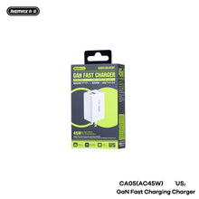 Cargar imagen en el visor de la galería, Remax Gan Fast Charger 45W CA05(AC45W)
