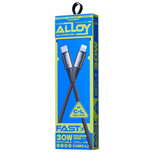 Cargar imagen en el visor de la galería, Remax Alloy Aluminum Fast 30W 1.2 m Data Cable
