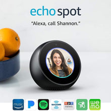 Cargar imagen en el visor de la galería, Echo Spot Amazon Alarm Cloc Vibrant Sount Alea
