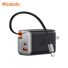 Cargar imagen en el visor de la galería, Mcdodo FreeGo 67W Charger With retractable Cable
