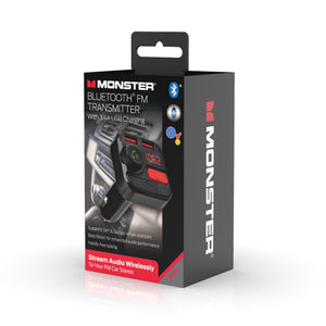 Monster - Transmisor FM Bluetooth con carga USB 3.4A