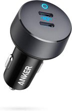 Cargar imagen en el visor de la galería, Anker Cargador de coche USB C, adaptador de coche PowerIQ 3.0 tipo C de 40 W, 2 puertos
