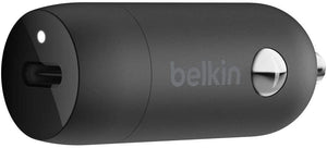 Belkin USB-C Car Charger 18W USB-C to Lightning for iPhone