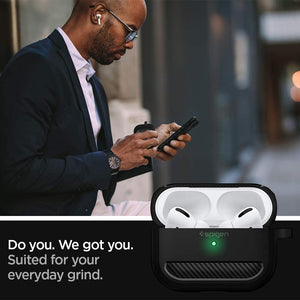 Airpods Pro Spigen Rugged Armor Designed Case Cover Protective