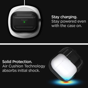 Airpods Pro Spigen Rugged Armor Designed Case Cover Protective