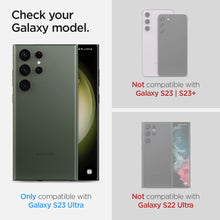 Cargar imagen en el visor de la galería, S23 Ultra Spigen Camera Lens Screen Protector [Glas.tR EZ Fit Optik Pro] designed for Galaxy S23 Ultra - Black [2 Pack]
