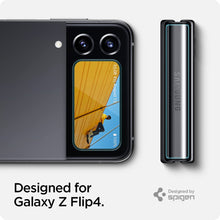 Cargar imagen en el visor de la galería, Z flip 4-Spigen Tempered Glass Screen Protector designed

