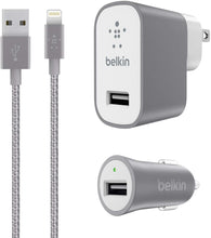 Cargar imagen en el visor de la galería, Belkin Kit Cargador para iPhone - iPad
