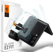Cargar imagen en el visor de la galería, Z flip 4-Spigen Tempered Glass Screen Protector designed
