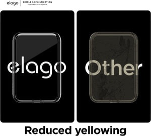 elago Hybrid Clear Case Compatible with MagSafe Battery Pack