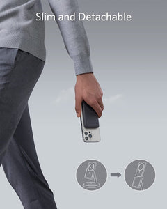 Anker Magnetic Wireless Charger, 633 MagGo 2-in-1 Wireless Charging Station