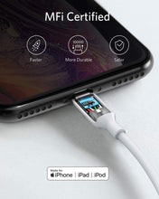 Cargar imagen en el visor de la galería, Anker - Cable de Carga Rápida Powerline III Lightning para iPhone
