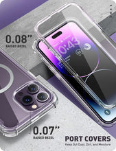 Cargar imagen en el visor de la galería, 14 pro i-Blason Ares Designed for iPhone 14 Pro Clear [MagSafe+Glass]
