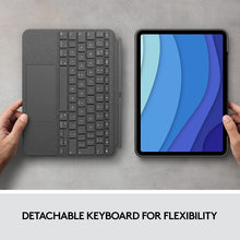 Cargar imagen en el visor de la galería, iPad Pro 11 Logitech Combo Touch iPad Pro 11-inch (1st, 2nd, 3rd, 4th gen - 2018, 2020, 2021, 2022) Keyboard Case
