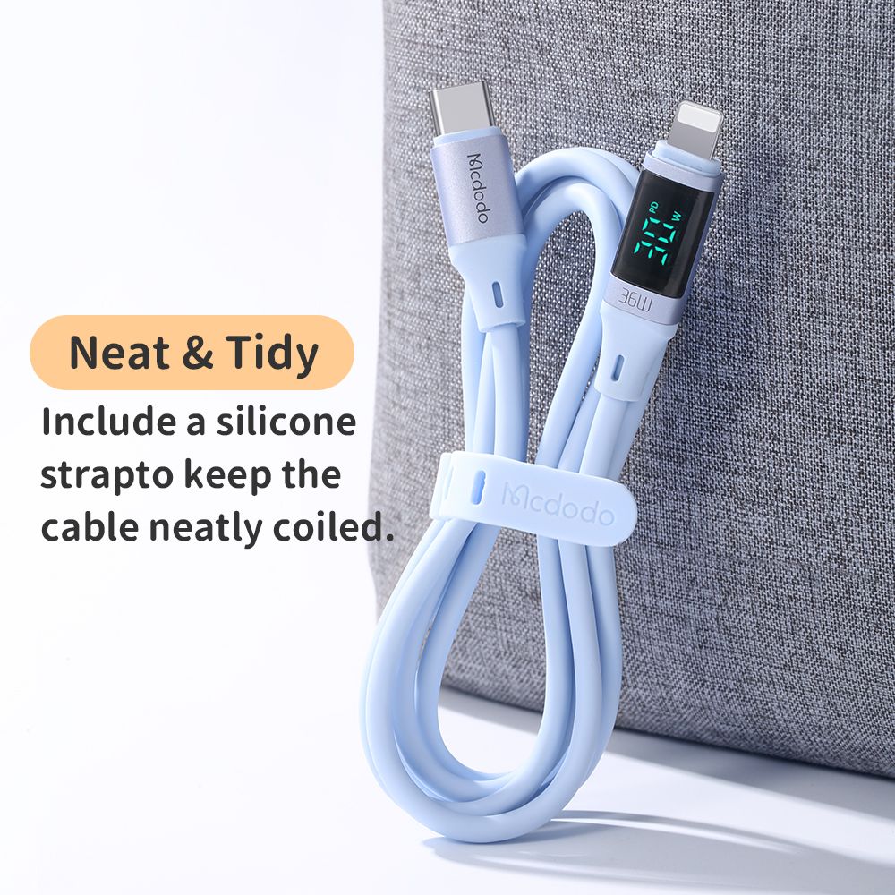 36 W Digital HD Type- C to Lightning PD Data Cable CA-1932