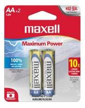 Cargar imagen en el visor de la galería, Maxell Pilas Alcalinas AA (2-Pack)
