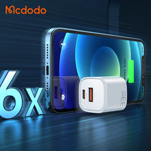 Cargar imagen en el visor de la galería, Mcdodo 33 W GaN PD Dual Output Fast Charger
